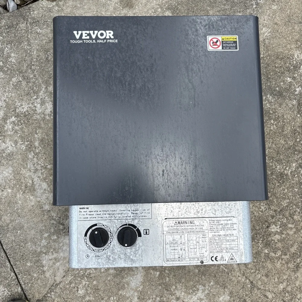 Vevor Sauna Heater SCA-45NS 4.5KW 220V Electric Sauna Stove Steam Bath